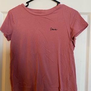 H&M pink t-shirt